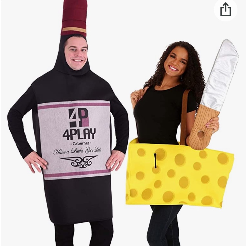 Adult Wine and Cheese Costume